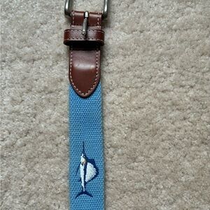 J.T. Spencer Marlin Embroidered Belt, 36